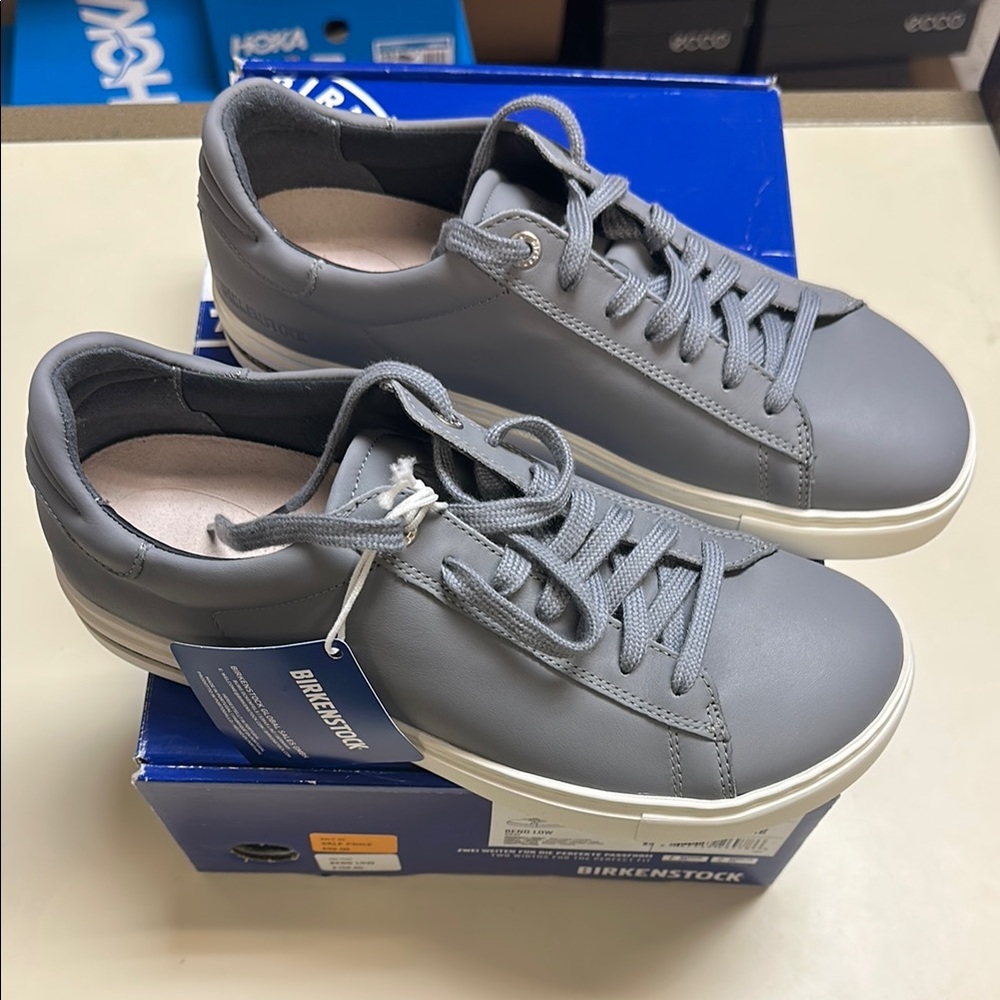 Birkenstock Gray Sneakers with Minimalist Design